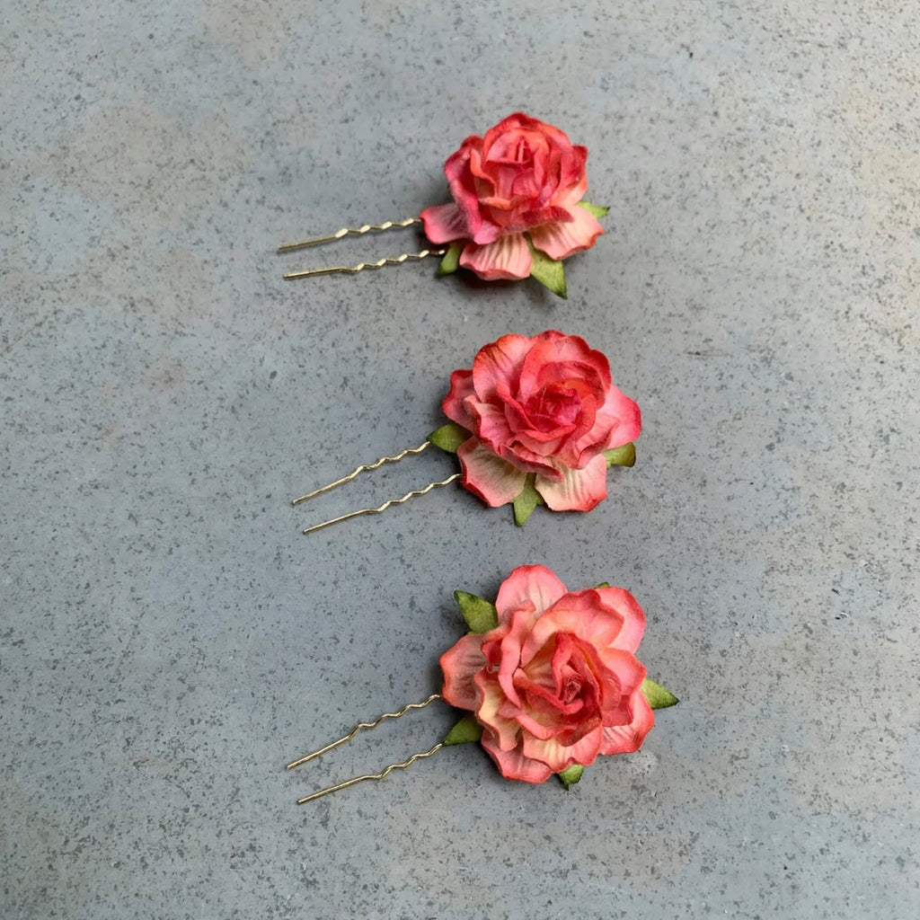 Pinned Roses Rose Pins - Set of 3 | Ami Mane Jewellery & Accessories