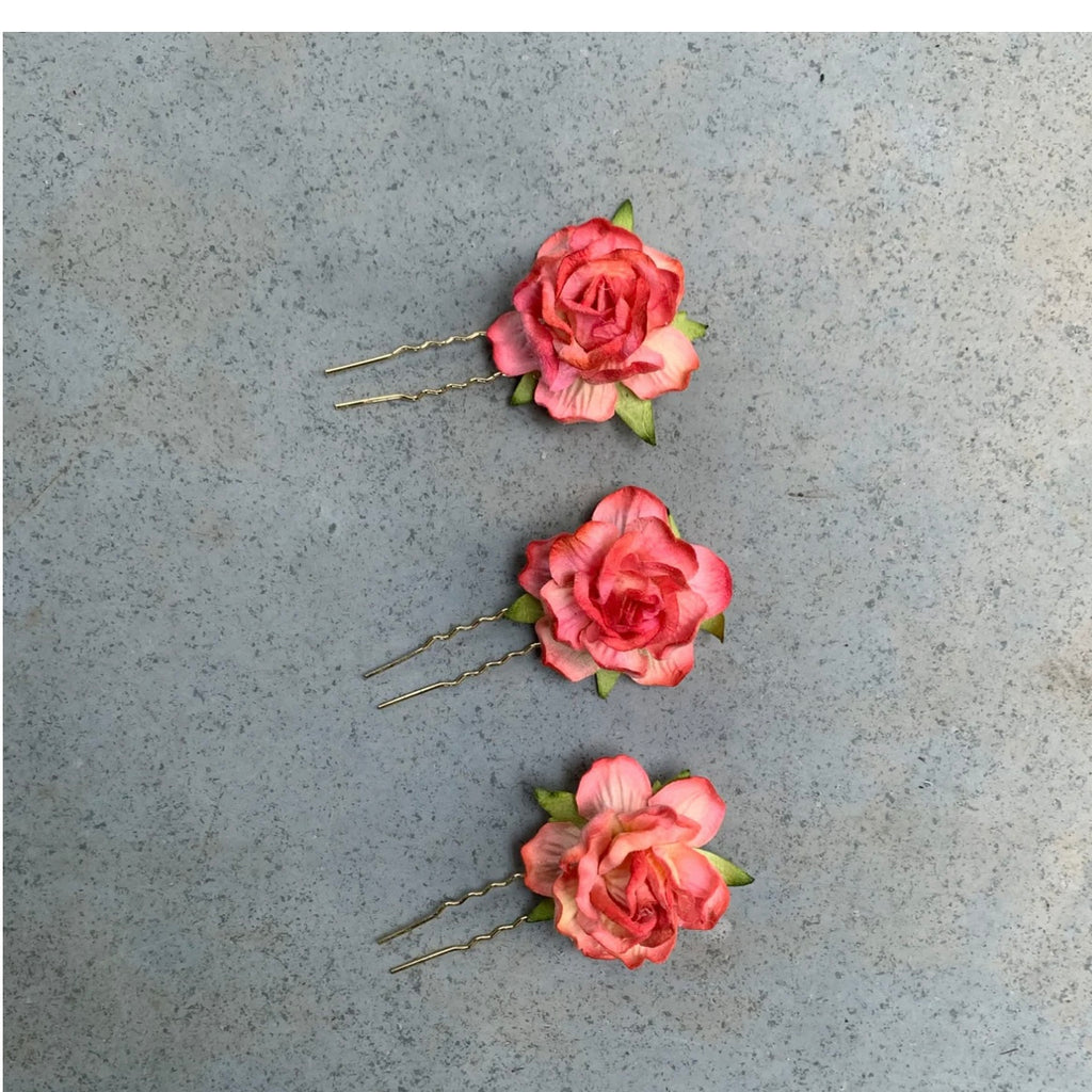 Rose Pins - Set of 3