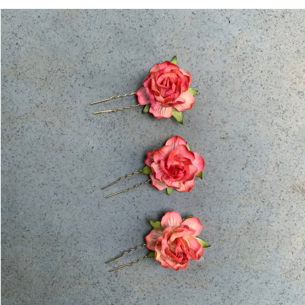 Pinned Roses Rose Pins - Set of 3 | Ami Mane Jewellery & Accessories