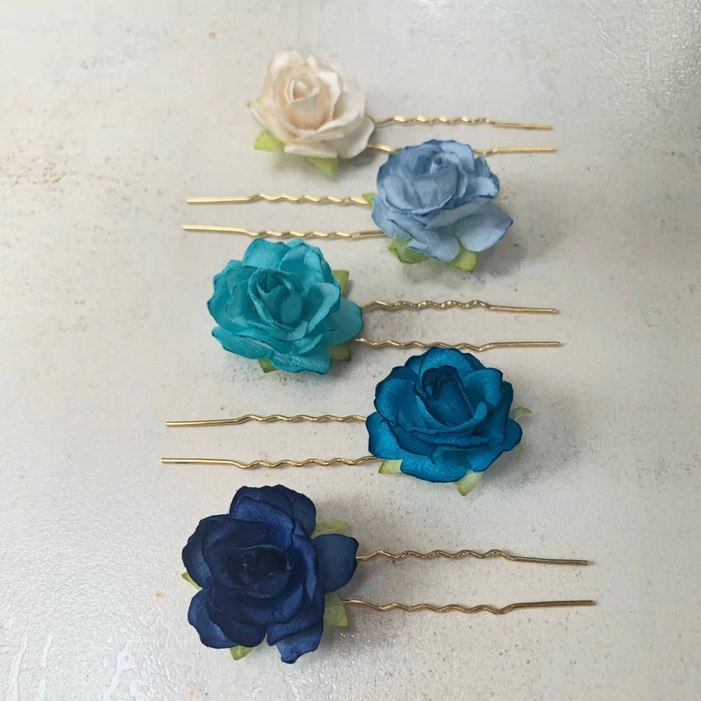 Ombre Rose Pins Small - Set of 5
