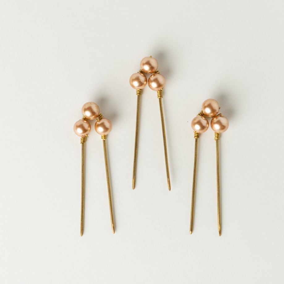 Pearl Pins - Set of 3